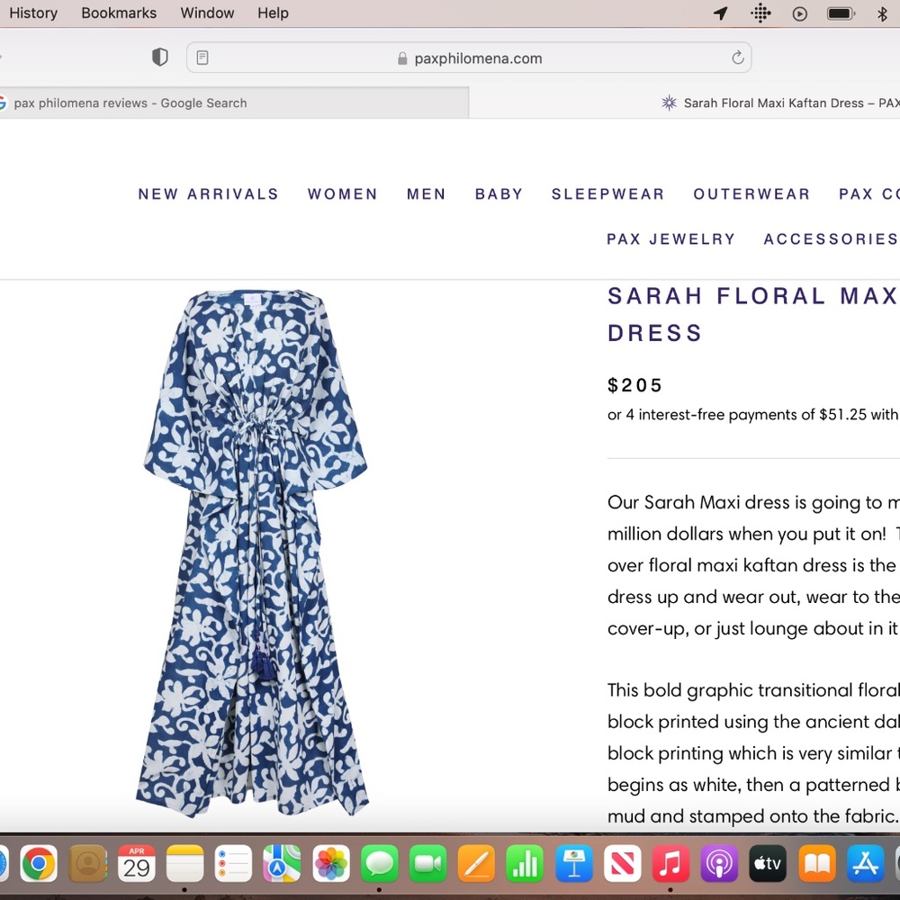 Pax Philomena Sarah Kaftan